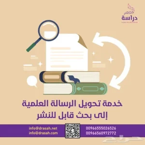 تحويل رسالتك العلمية إلى بحث منشور باحترافية عالية